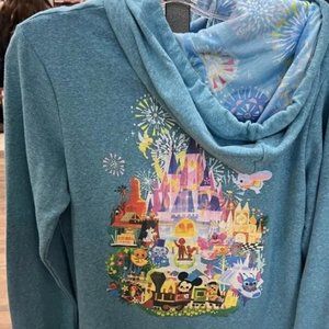 NWT 3x Disney 100 Yrs Joey Chou Design Hoodie Sweatshirt Zip Up Jacket